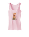 Golden Retriever Watercolor Womens Tank Top-Womens Tank Tops-TooLoud-SoftPink-X-Small-Davson Sales