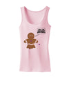 Not My Gumdrop Buttons Gingerbread Man Christmas Womens Tank Top-Womens Tank Tops-TooLoud-SoftPink-X-Small-Davson Sales