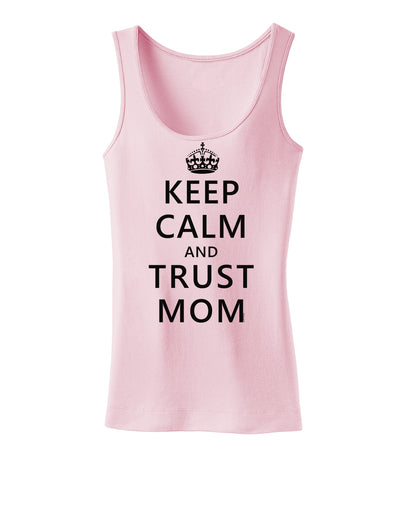 Keep Calm and Trust Mom Womens Tank Top-Womens Tank Tops-TooLoud-SoftPink-X-Small-Davson Sales