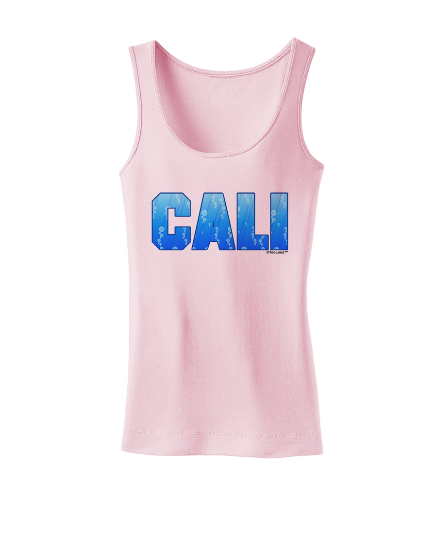 Cali Ocean Bubbles Womens Tank Top by TooLoud-Womens Tank Tops-TooLoud-White-X-Small-Davson Sales