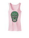 Version 5 Green Day of the Dead Calavera Womens Tank Top-Womens Tank Tops-TooLoud-SoftPink-X-Small-Davson Sales