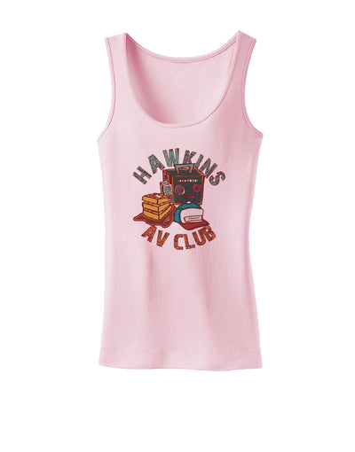 TooLoud Hawkins AV Club Womens Petite Tank Top-Womens Tank Tops-TooLoud-SoftPink-X-Small-Davson Sales