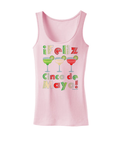 Margaritas - Mexican Flag Colors - Feliz Cinco de Mayo Womens Tank Top by TooLoud-Womens Tank Tops-TooLoud-SoftPink-X-Small-Davson Sales