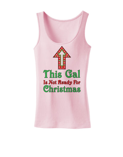 This Gal Is Not Ready For Christmas Womens Tank Top-Womens Tank Tops-TooLoud-SoftPink-X-Small-Davson Sales