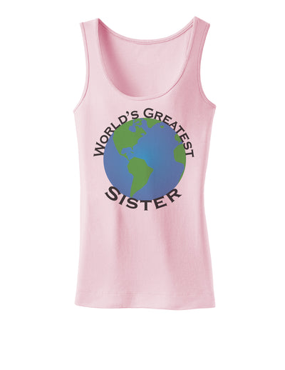 World's Greatest Sister Womens Tank Top-Womens Tank Tops-TooLoud-SoftPink-X-Small-Davson Sales