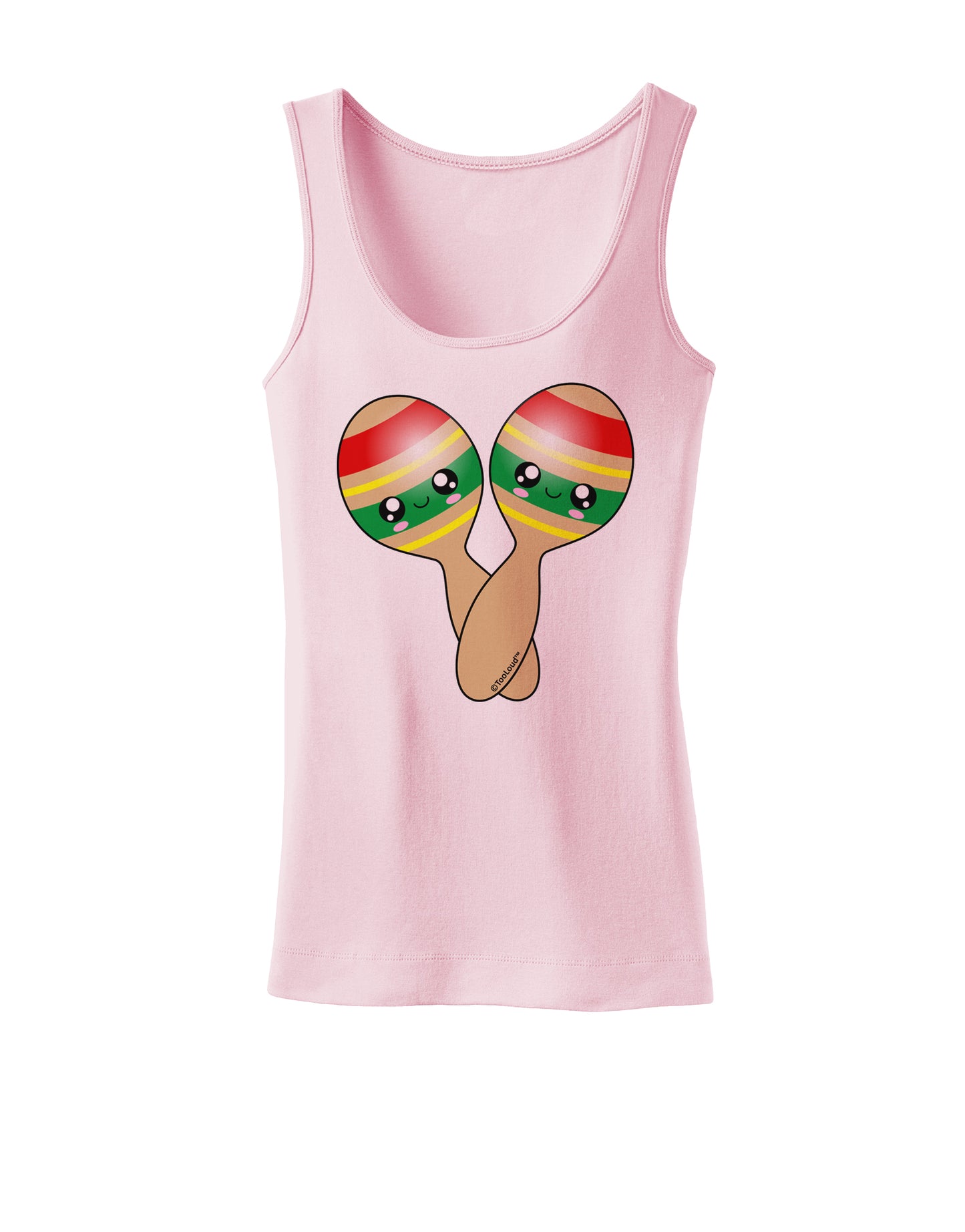 Cute Maracas Design Womens Tank Top by TooLoud-Womens Tank Tops-TooLoud-SoftPink-X-Small-Davson Sales