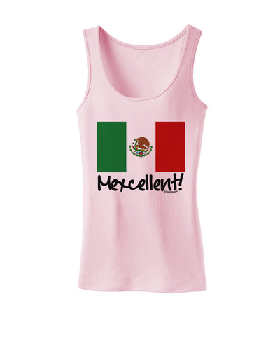 Mexcellent - Mexican Flag Womens Tank Top-Womens Tank Tops-TooLoud-SoftPink-X-Small-Davson Sales