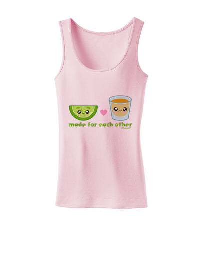 Cute Tequila Shot and Lime - Made For Each Other Womens Tank Top by TooLoud-Womens Tank Tops-TooLoud-SoftPink-X-Small-Davson Sales