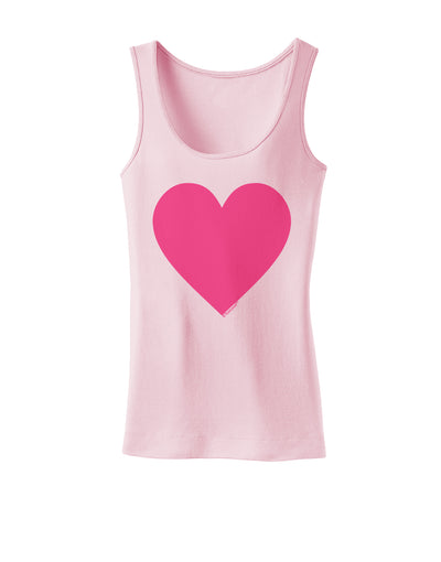 Big Pink Heart Valentine's Day Womens Tank Top-Womens Tank Tops-TooLoud-SoftPink-X-Small-Davson Sales