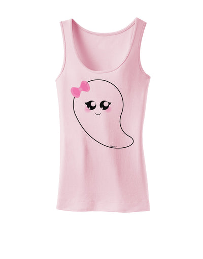 Cute Girl Ghost Halloween Womens Tank Top-Womens Tank Tops-TooLoud-SoftPink-X-Small-Davson Sales