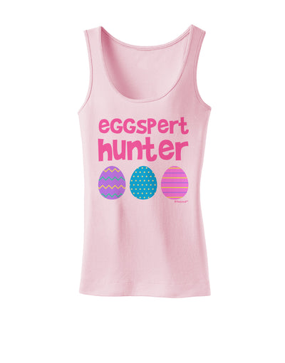 TooLoud Eggspert Hunter - Easter - Pink Womens Tank Top-Womens Tank Tops-TooLoud-SoftPink-X-Small-Davson Sales