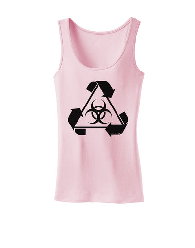 Recycle Biohazard Sign Black and White Womens Tank Top by TooLoud-Womens Tank Tops-TooLoud-SoftPink-X-Small-Davson Sales