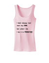 I Don't Always Test My Code Funny Quote Womens Petite Tank Top by TooLoud-Clothing-TooLoud-SoftPink-X-Small-Davson Sales