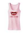 Like to Bite Womens Tank Top-Womens Tank Tops-TooLoud-SoftPink-X-Small-Davson Sales