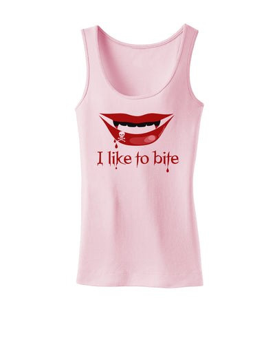 Like to Bite Womens Tank Top-Womens Tank Tops-TooLoud-SoftPink-X-Small-Davson Sales