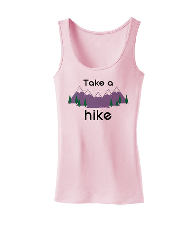 Take a Hike Womens Petite Tank Top-Womens Tank Tops-TooLoud-SoftPink-X-Small-Davson Sales