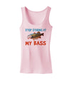 Stop Staring At My Bass Womens Tank Top-Womens Tank Tops-TooLoud-SoftPink-X-Small-Davson Sales