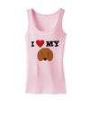 I Heart My - Cute Doxie Dachshund Dog Womens Tank Top by TooLoud-Womens Tank Tops-TooLoud-SoftPink-X-Small-Davson Sales
