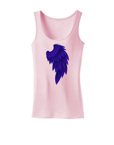 Single Right Dark Angel Wing Design - Couples Womens Tank Top-Womens Tank Tops-TooLoud-SoftPink-X-Small-Davson Sales