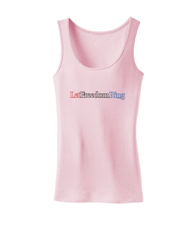 Let Freedom Ring Womens Tank Top-Womens Tank Tops-TooLoud-SoftPink-X-Small-Davson Sales