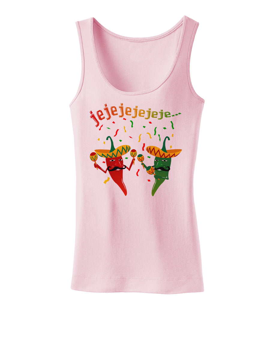 Jejeje Mexican Chili Peppers Womens Tank Top-Womens Tank Tops-TooLoud-White-X-Small-Davson Sales