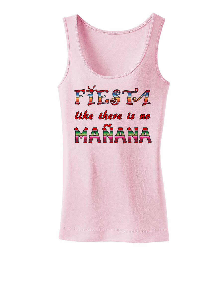 Fiesta Like There's No Manana Womens Tank Top-Womens Tank Tops-TooLoud-White-X-Small-Davson Sales