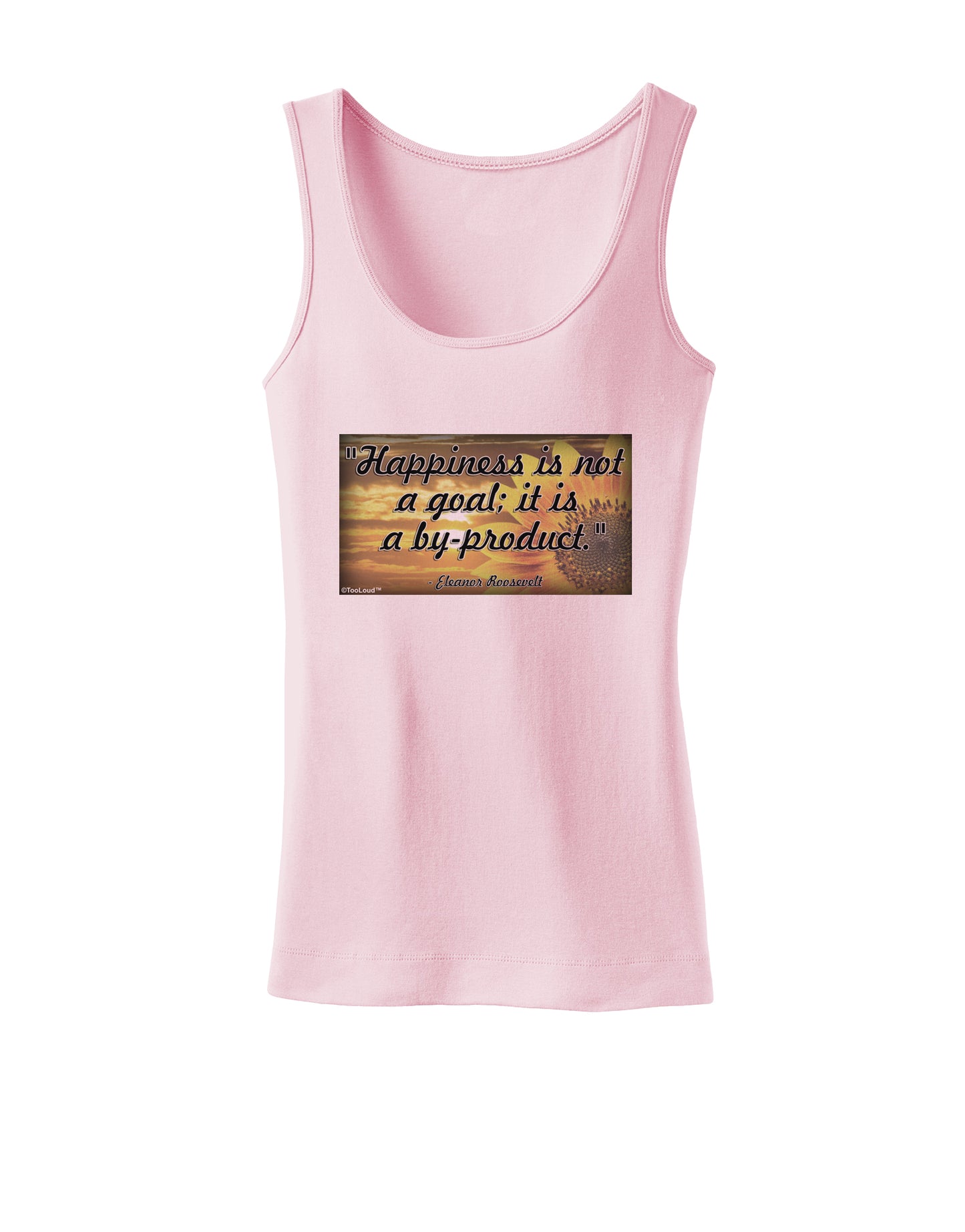Happiness Is Not A Goal Womens Petite Tank Top by TooLoud-TooLoud-SoftPink-X-Small-Davson Sales