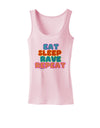 Eat Sleep Rave Repeat Hypnotic Womens Tank Top by TooLoud-Womens Tank Tops-TooLoud-SoftPink-X-Small-Davson Sales