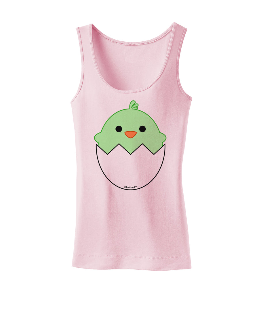 Cute Hatching Chick - Green Womens Tank Top by TooLoud-Womens Tank Tops-TooLoud-White-X-Small-Davson Sales