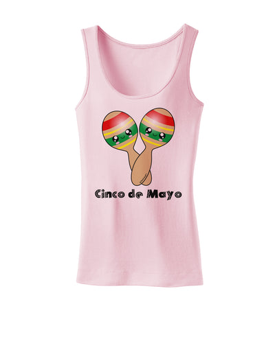 Cute Maracas Design - Cinco de Mayo Womens Tank Top by TooLoud-Womens Tank Tops-TooLoud-SoftPink-X-Small-Davson Sales