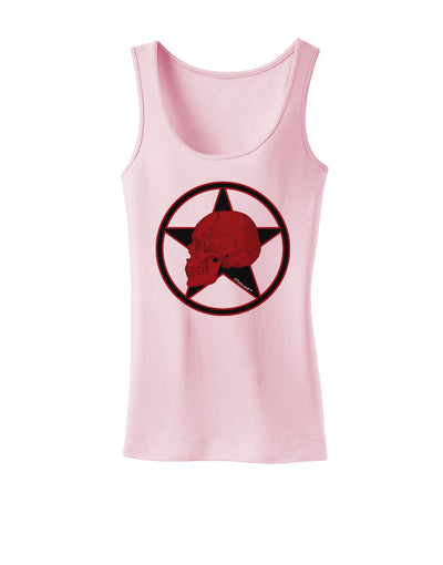 Blood Red Skull Womens Tank Top by TooLoud-Womens Tank Tops-TooLoud-SoftPink-X-Small-Davson Sales