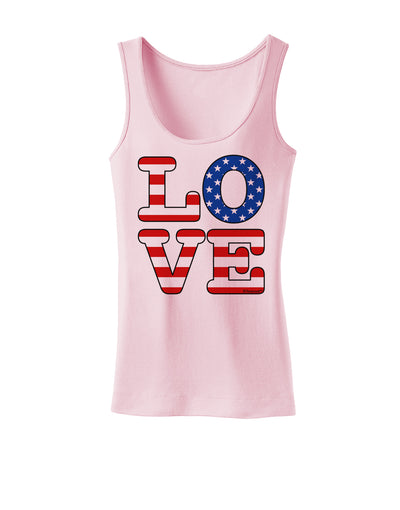 American Love Design Womens Tank Top by TooLoud-Womens Tank Tops-TooLoud-SoftPink-X-Small-Davson Sales