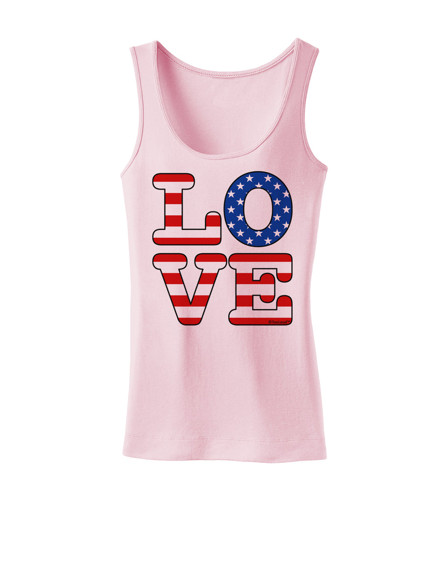 American Love Design Womens Tank Top by TooLoud-Womens Tank Tops-TooLoud-White-X-Small-Davson Sales