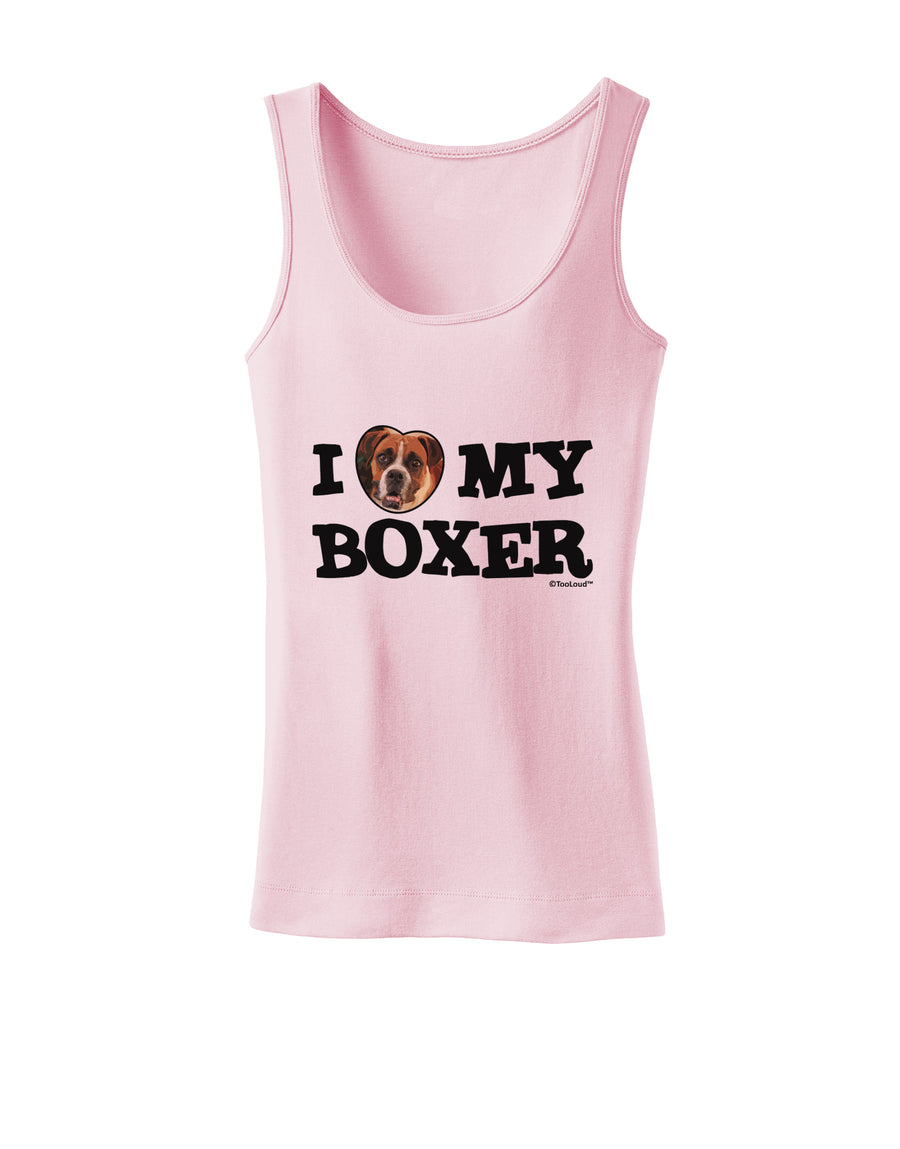 I Heart My Boxer Womens Tank Top by TooLoud-Womens Tank Tops-TooLoud-White-X-Small-Davson Sales