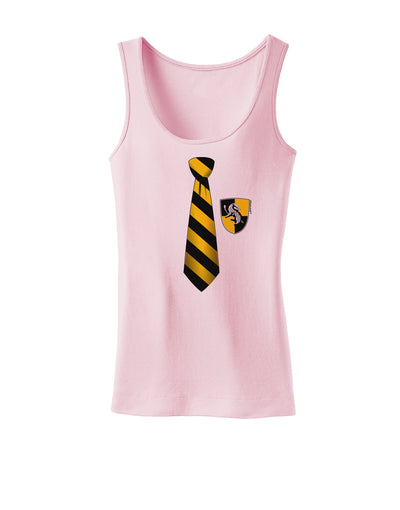 Wizard Tie Yellow and Black Womens Petite Tank Top-TooLoud-SoftPink-X-Small-Davson Sales