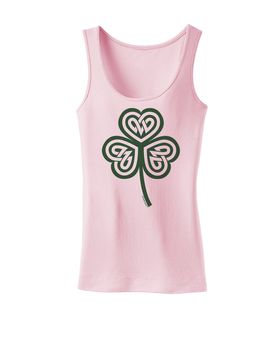 Celtic Knot Irish Shamrock Womens Tank Top-Womens Tank Tops-TooLoud-White-X-Small-Davson Sales