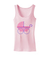 Baby Girl Carriage Womens Tank Top-Womens Tank Tops-TooLoud-SoftPink-X-Small-Davson Sales