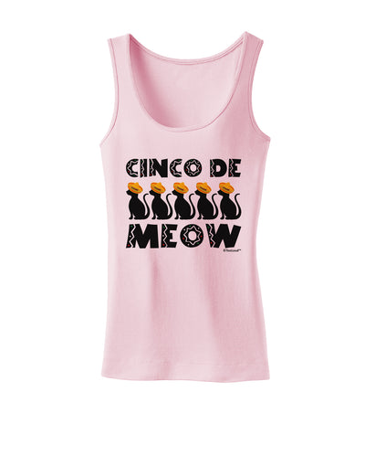 Five Cats - Cinco de Meow Womens Tank Top by TooLoud-Womens Tank Tops-TooLoud-SoftPink-X-Small-Davson Sales