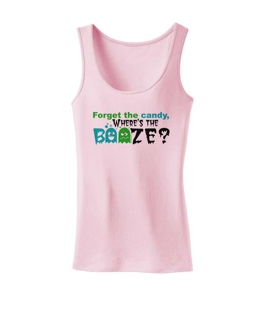 TooLoud Where's The Booze Womens Tank Top-Womens Tank Tops-TooLoud-White-X-Small-Davson Sales