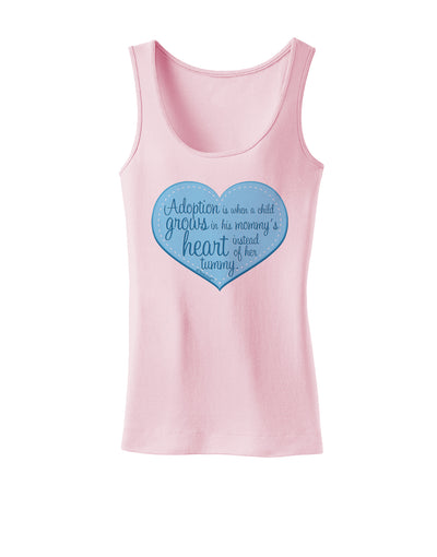 Adoption is When - Mom and Son Quote Womens Tank Top by TooLoud-Womens Tank Tops-TooLoud-SoftPink-X-Small-Davson Sales