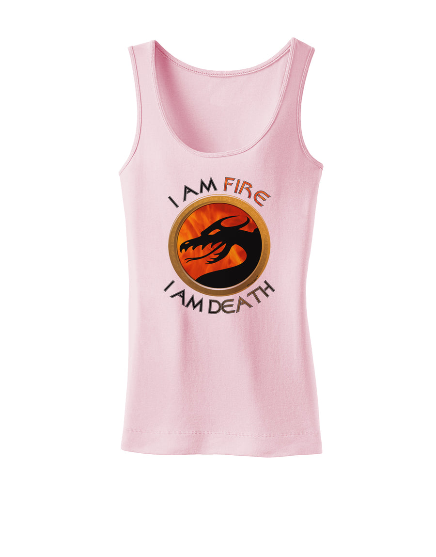 I Am Fire I Am Death Womens Petite Tank Top by TooLoud-TooLoud-White-X-Small-Davson Sales