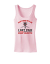 Nurse - Don't Mess With Me Womens Petite Tank Top-TooLoud-SoftPink-X-Small-Davson Sales