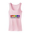 Autism Awareness Month - Colorful Puzzle Pieces Womens Tank Top by TooLoud-Womens Tank Tops-TooLoud-SoftPink-X-Small-Davson Sales