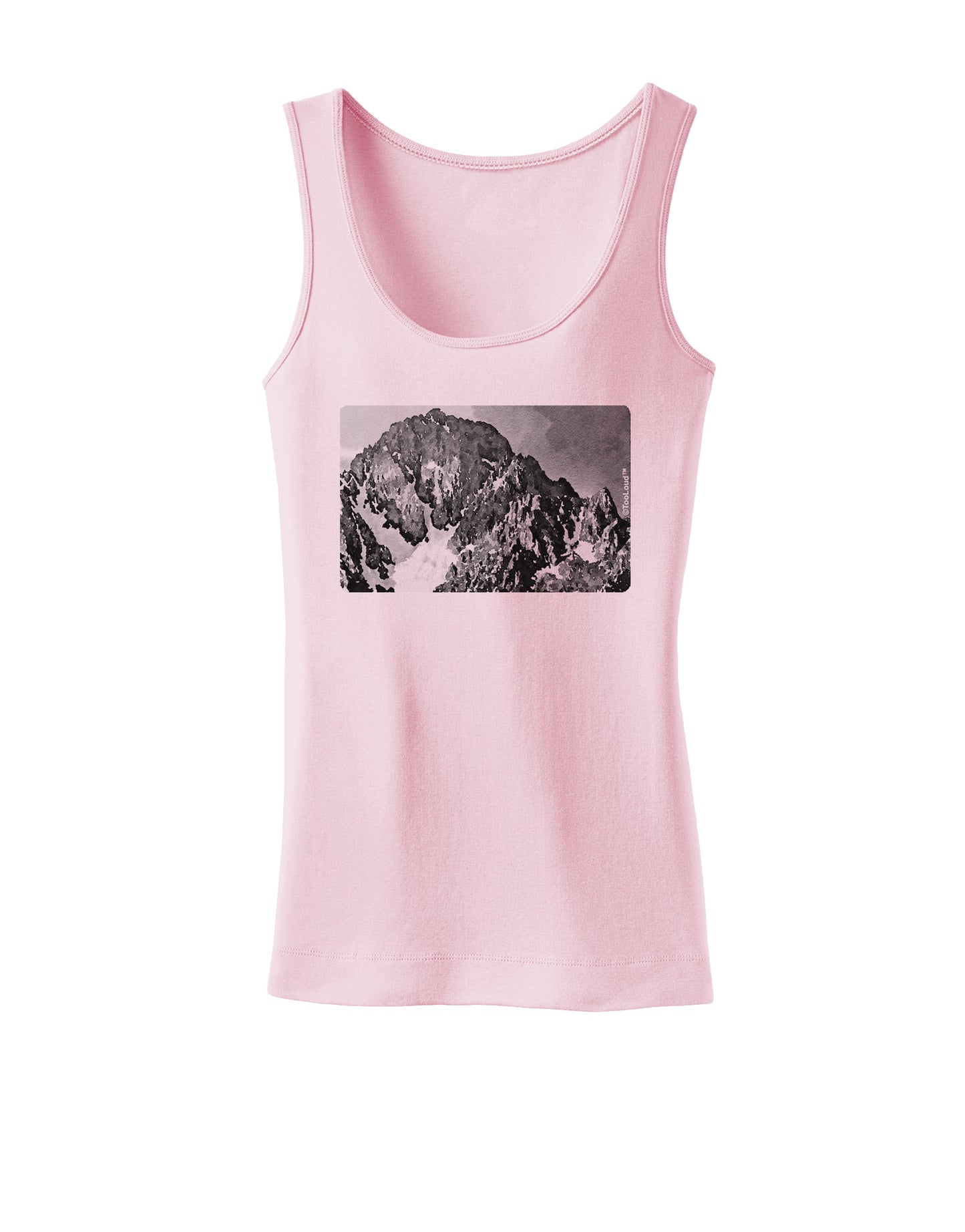 San Juan Mountain Range CO 2 Womens Petite Tank Top-TooLoud-SoftPink-X-Small-Davson Sales