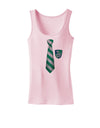 Wizard Tie Green and Silver Womens Petite Tank Top-TooLoud-SoftPink-X-Small-Davson Sales