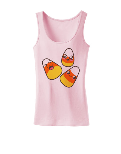 Cute Candy Corn Family Halloween Womens Tank Top-Womens Tank Tops-TooLoud-SoftPink-X-Small-Davson Sales