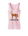 Greek Mythology Centaur Design - Color - Text Womens Tank Top by TooLoud-Womens Tank Tops-TooLoud-SoftPink-X-Small-Davson Sales