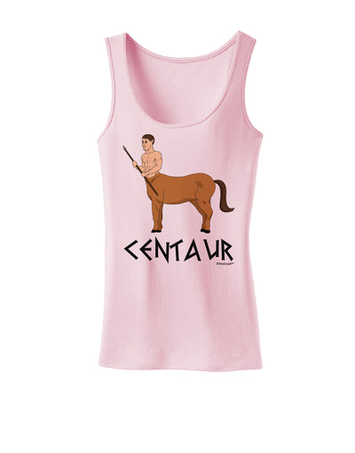 Greek Mythology Centaur Design - Color - Text Womens Tank Top by TooLoud-Womens Tank Tops-TooLoud-SoftPink-X-Small-Davson Sales