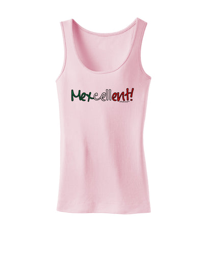 Mexcellent Flag Color - Cinco De Mayo Womens Tank Top-Womens Tank Tops-TooLoud-SoftPink-X-Small-Davson Sales