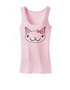 Kyu-T Head - Day Kawaia the Cute Girl Critter Womens Tank Top-Womens Tank Tops-TooLoud-SoftPink-X-Small-Davson Sales